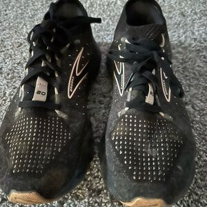 Brooks Women’s Black and Rose Gold Running Shoes